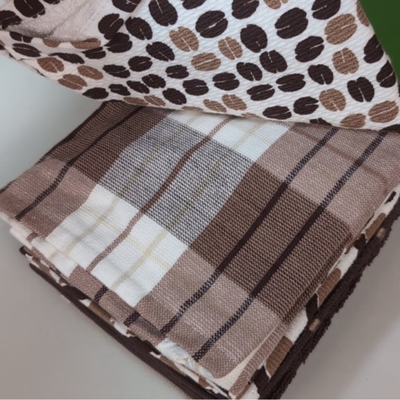 LAST SET!!! ♠️Kate Spade Kitchen Towels - Espresso - Picture 3 of 9